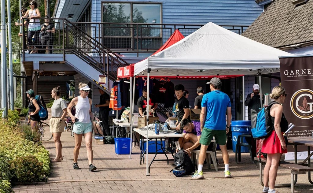 The Garneau Tennis and Beach Volleyball Club in Edmonton