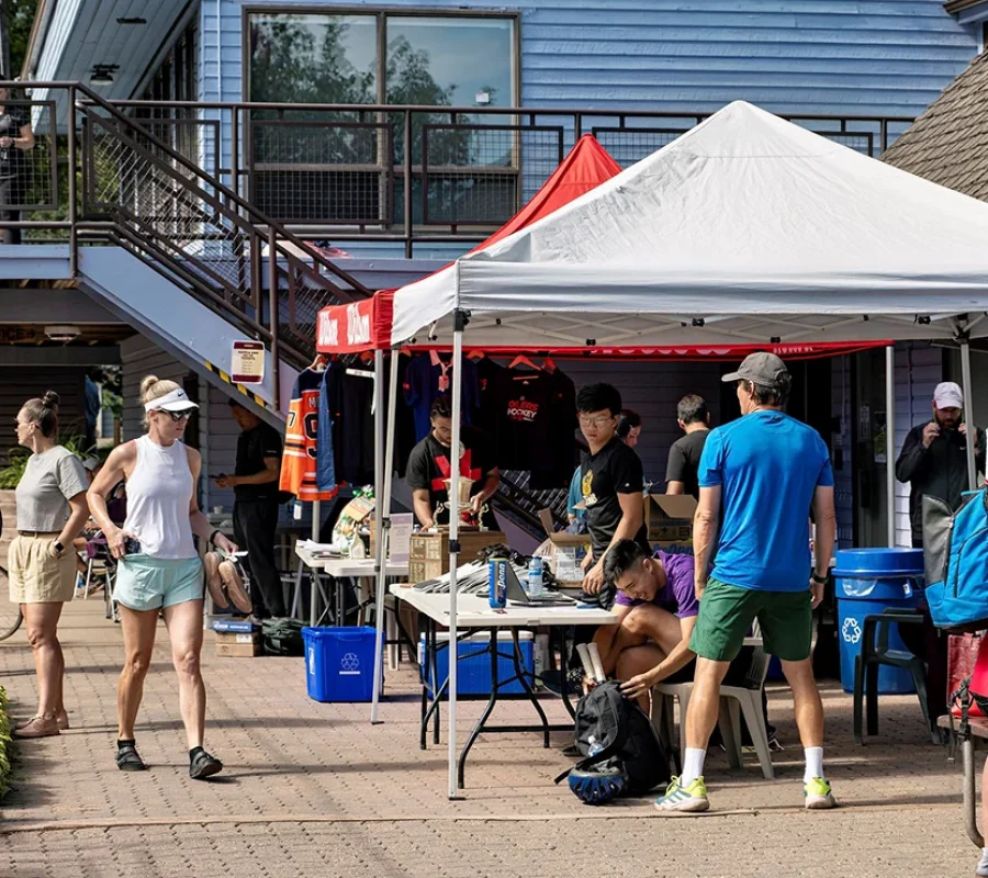 The Garneau Tennis and Beach Volleyball Club in Edmonton